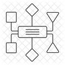 Workflow Task Segmentation Resource Allocation Icon