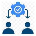 Workflow Management Process Flow Business Efficiency Icon