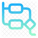 Workflow Square Workflow Hierarchy Icon