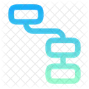 Workflow Square Workflow Hierarchy Icon