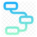 Workflow Square Workflow Hierarchy Icon