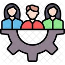 Workforce Employee Management Group Icon