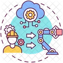 Workforce Replacement Ai Icon