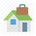Workfromhome Briefcase Home Icon
