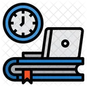 Working Book Laptop Icon