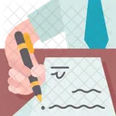 Working Writing Notes Icon