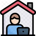 Working at home  Icon