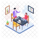 Business Briefing Working Briefing Employee Training Icon