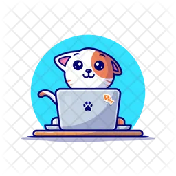 Working Cat  Icon