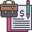 Working Contract Agreement Terms Icon