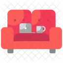 Working Couch Coffee Couch Icon