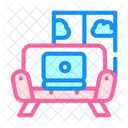 Working Couch Color Icon