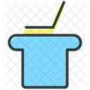 Working Desk Business Plan Businessman Icon