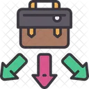 Working Distribution Allocation Task Icon