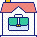 Working From Home Home Online Icon