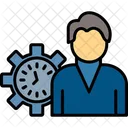 Working Hours Business Clock Icon