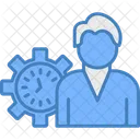 Working Hours Business Clock Icon