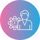 Working Hours Business Clock Icon