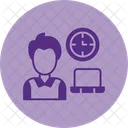 Working Hours Remote Working Hours Icon