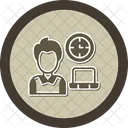 Working Hours Remote Working Hours Icon