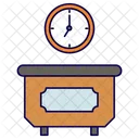 Working Hours Time Clock Icon