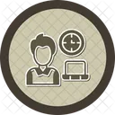 Working Hours Remote Working Hours Icon