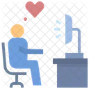 Working Love Happy Icon