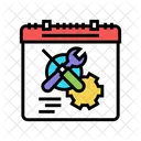 Working Optimize Work Schedule Time Management Icon