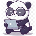 Working Panda  Icon
