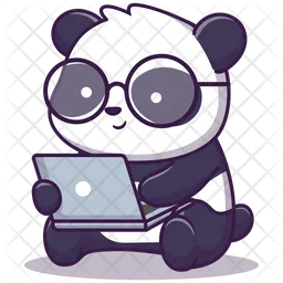 Working Panda  Icon