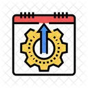 Date Working Process Icon