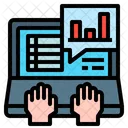Working Report Accounting Business Icon