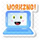 Working Sticker  アイコン
