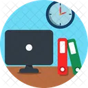 Furniture Workspace Office Icon