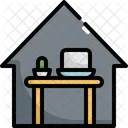 Home Working Working At Home Icon