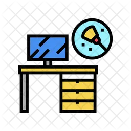 Working Table Cleaning  Icon