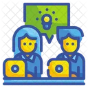 Working Team  Icon