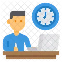 Working Time Time Management Office Icon