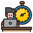Working Time Employee Time Working Hour Icon