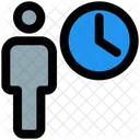 Working Time User Clock Time Icon