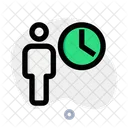 Working Time User Clock Time Icon