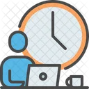 Work Home Time Icon