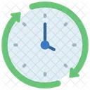 Working Time Work Time Clock Icon