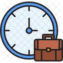 Work Clock Working Time Icon