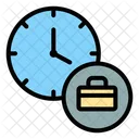 Working Time Time Clock Icon