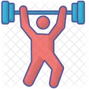 Workout Outline Filled Icon Business And Finance Icon Pack Icon