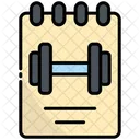 Notepad Workout Exercise Icon