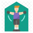 Workout At Home Home Fitness Exercise Icône