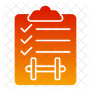 Workout Checklist  Icon