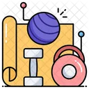 Workout Equipment Fitness Gym Equipment Icon